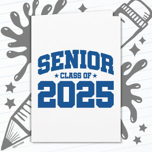 Class of 2025 High School Graduation Senior 2025 Card
