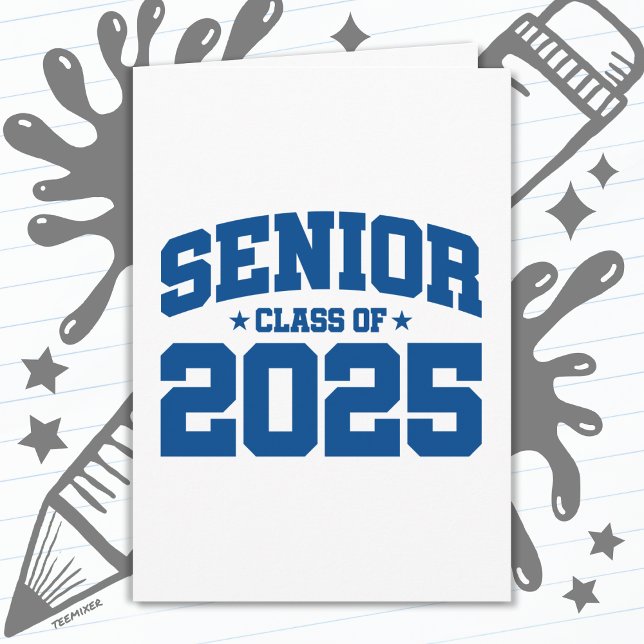Class of 2025 High School Graduation Senior 2025 Card (Creator Uploaded)