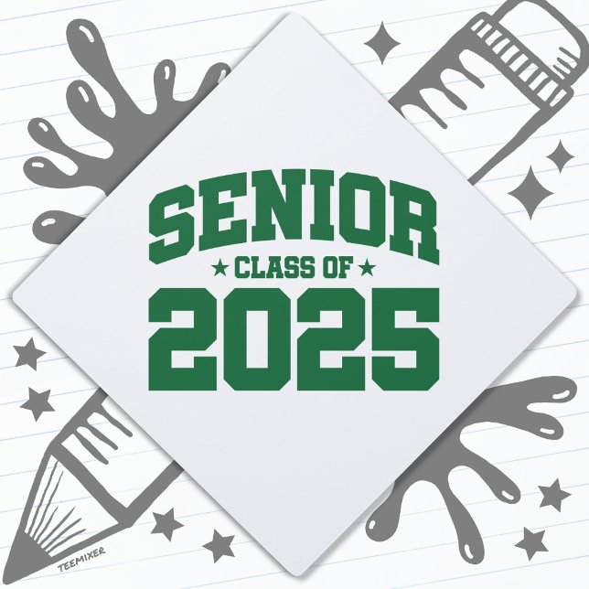 Class of 2025 High School Graduation Senior 2025 Graduation Cap Topper (Creator Uploaded)