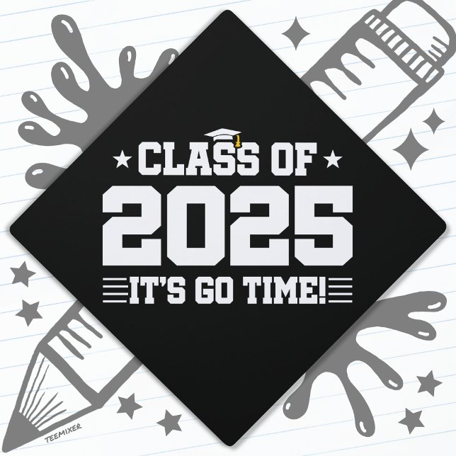 Class of 2025 High School Graduation Senior 2025 Graduation Cap Topper (Creator Uploaded)