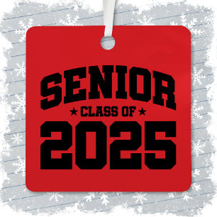 Class of 2025 High School Graduation Senior 2025 Metal Ornament