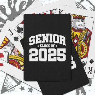 Class of 2025 High School Graduation Senior 2025 Poker Cards