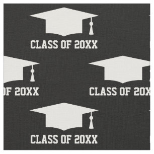 Class of 2025 High School graduation tassel cap Fabric