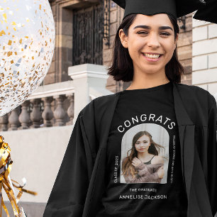 Class of 2025 minimalist congrats graduate photo T-Shirt