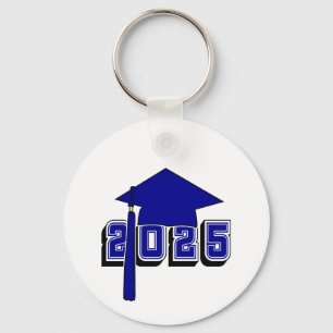 Class of 2025 Mortar Board Design Keychain