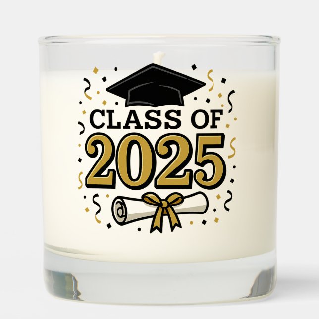 Class of 2025 Scented Candle (Front)