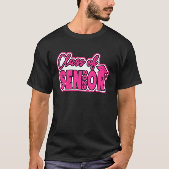 Class Of 2025 Senior 25 Graduation Girls Teens Wom T-Shirt (Front)