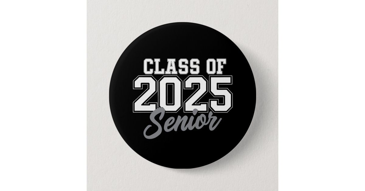 Class Of 2025 Senior Back To School 2025 Vintage Button | Zazzle