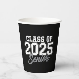 Class Of 2025 Senior Back To School 2025 Vintage Paper Cups