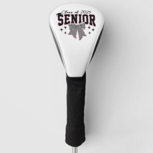 Class of 2025 Senior Bow Coquette Graduation  Golf Head Cover
