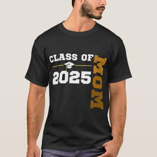 Class of 2025 Senior Class Grad Proud Mom Melanin  T_Shirt
