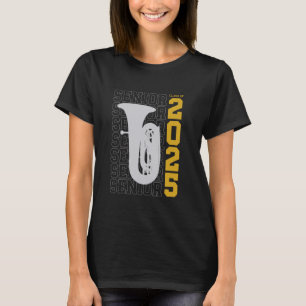 Class of 2025 Senior Tuba for Tuba Player T-Shirt