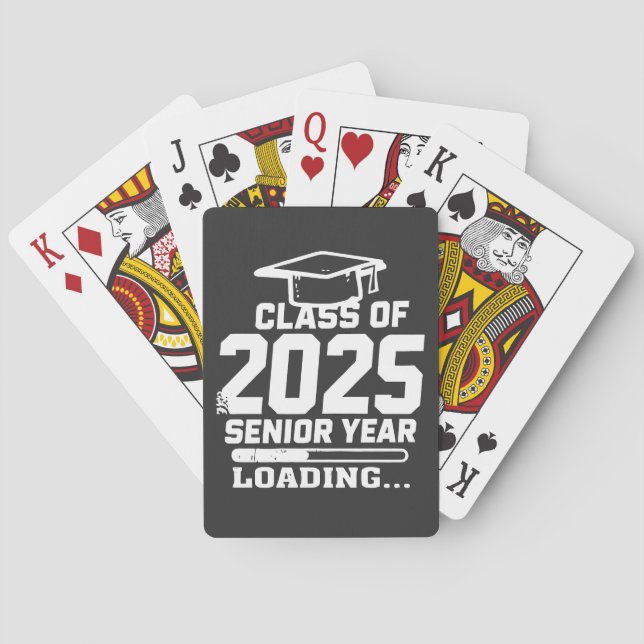 Class of 2025 Senior Year Loading Poker Cards (Back)