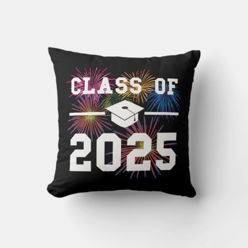 Class Of 2025 Senior Year Throw Pillow