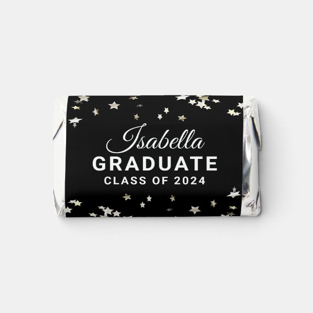 Class of 2025 Stars Personalized Graduate Name Hershey's Miniatures (Front)