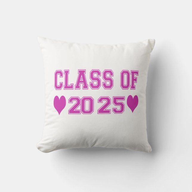 Class Of 2025 Throw Pillow (Front)