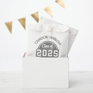 Class of 2025 Vintage Graduate Name Favor Bag