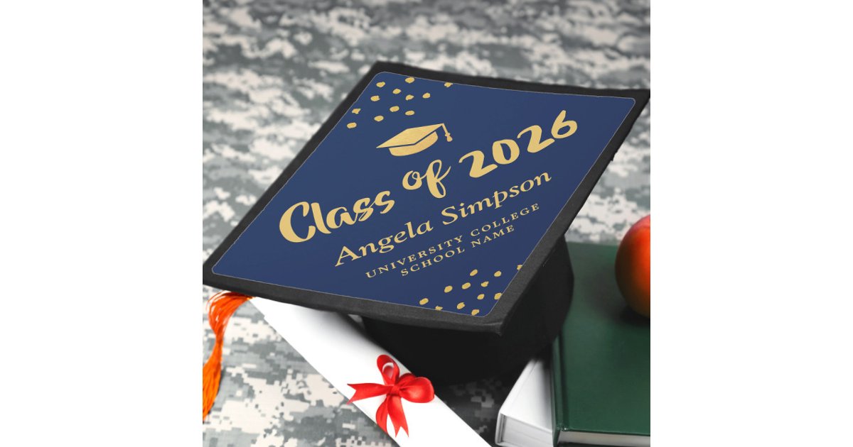 Class of 2026 Academic Achievement Celebration Graduation Cap Topper ...