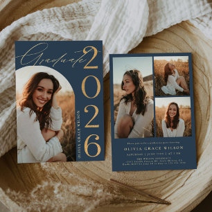 Class of 2026 Arch Photo Graduation Party Invitation