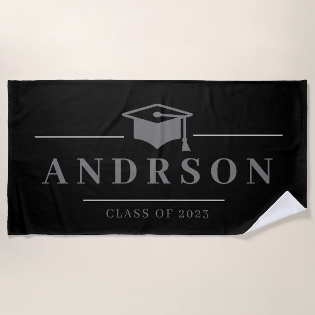 Class of 2026 beach towel (Front)