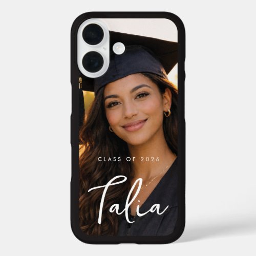 CLASS OF 2026  |  BLACK EDGE phone case with name