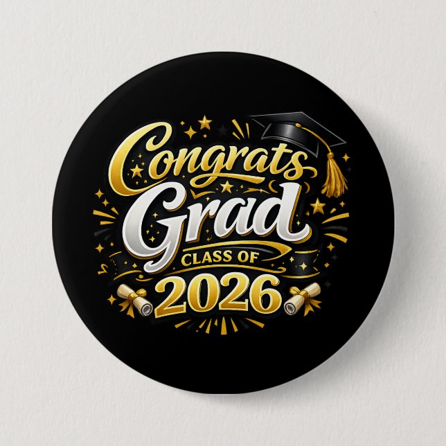 Class of 2026 button (Front)