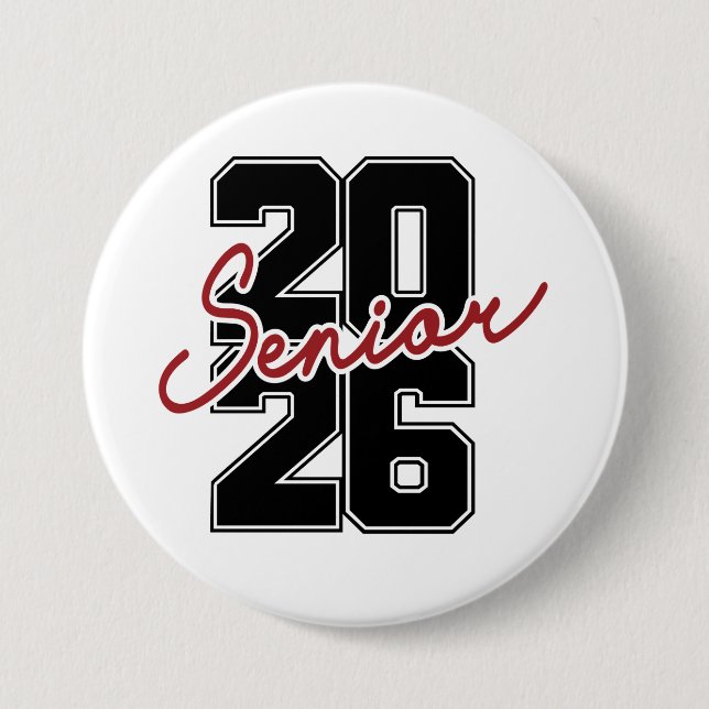 Class of 2026 button (Front)