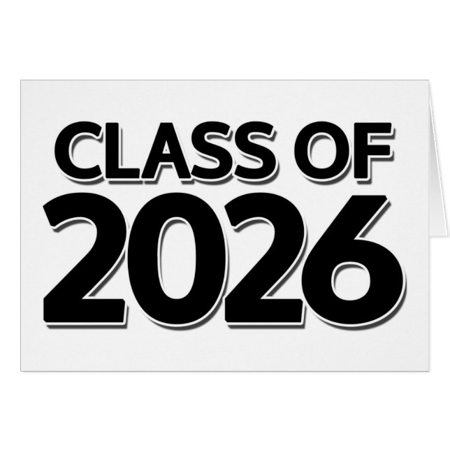 Class of 2026 cards (Front Horizontal)