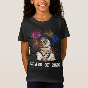 Class Of 2026 Cat Lover T-Shirt