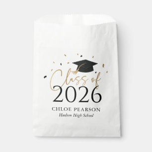 Class of 2026 Confetti Graduation Favor Bag