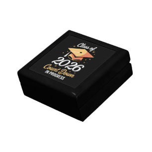 Class Of 2026 Count Down In Progress Peronalized  Gift Box
