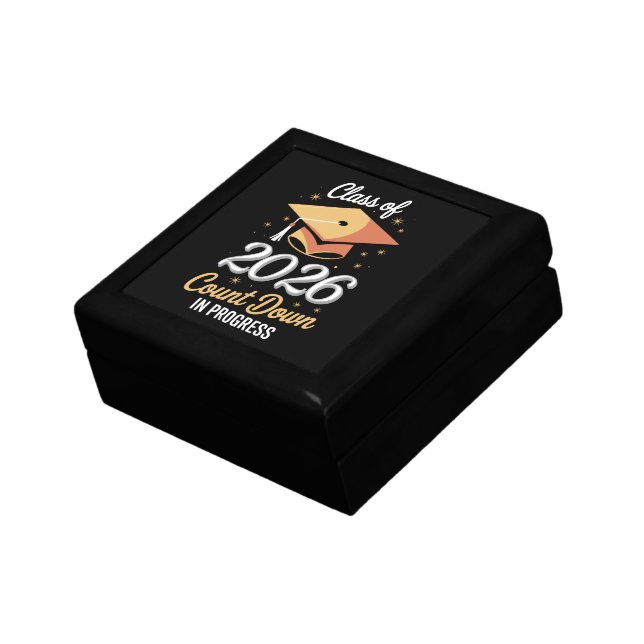 Class Of 2026 Count Down In Progress Peronalized  Gift Box (Side)