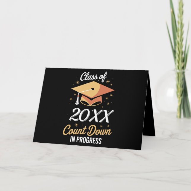 Class Of 2026 Count Down In Progress Personalized  Announcement (Front)