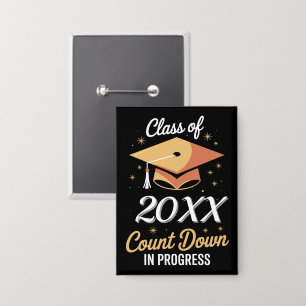 Class Of 2026 Count Down In Progress Personalized Button