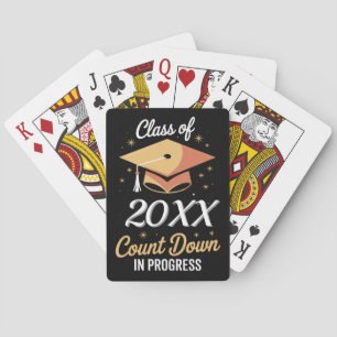 Class Of 2026 Count Down In Progress Personalized  Poker Cards