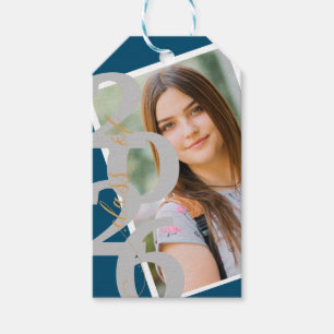 Class of 2026 Elegant Photo Graduation Gift Tags