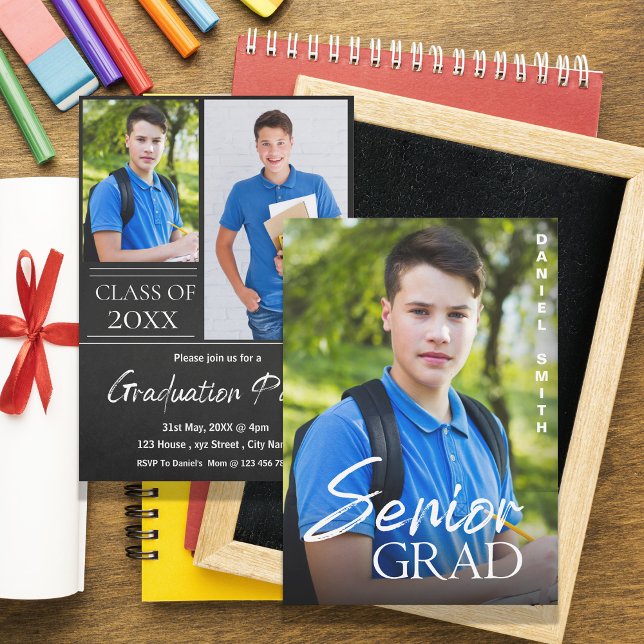 Class of 2026 Elegant Senior Graduation Party Invitation (Class of 2026 Elegant Senior Graduation Party Invitation)