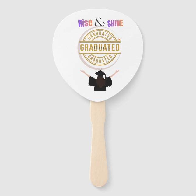 Class of 2026 Elite 🎓 Hand Fan (Front)