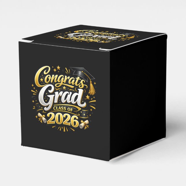 Class of 2026 favor boxes (Front Side)