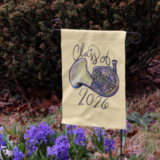 Class of 2026 French Horn Band Class Music         Garden Flag