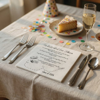 Class of 2026 Fun Facts Graduation White Paper Nap Napkins