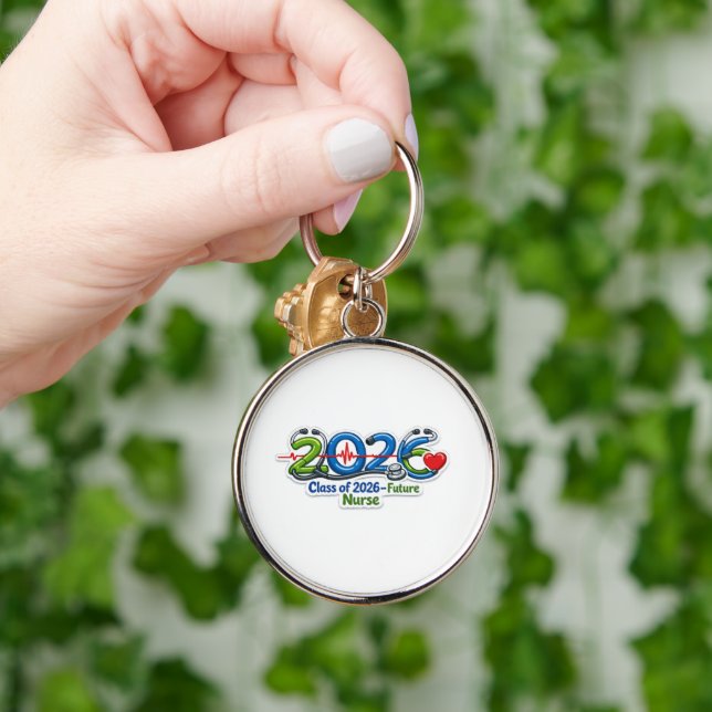 Class of 2026 Future Nurse Graduation Keychain (Hand)