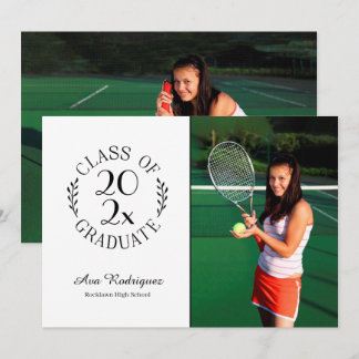 Class of 2026 Graduate Classic 2 Photo Graduation Announcement