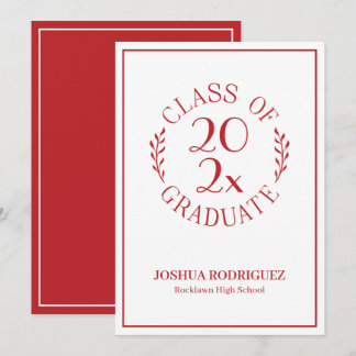Class of 2026 Graduate Classic Red White Announcement