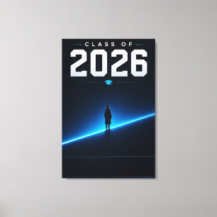 Class of 2026 Graduate Custom Name Gift Canvas Print