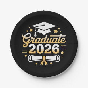 Class Of 2026 Graduate Graduation 26 Proud Family Paper Plates