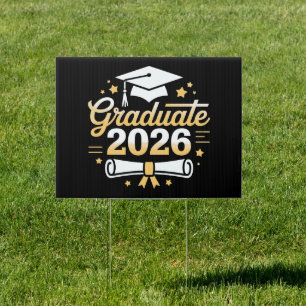 Class Of 2026 Graduate Graduation 26 Proud Family Sign