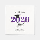 Class of 2026 Graduate Modern Purple