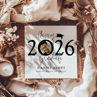 Class Of 2026 Graduate | Photo Graduation Announcement