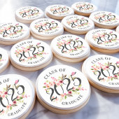Class of 2026 Graduate Pink Floral Graduation Sugar Cookie
